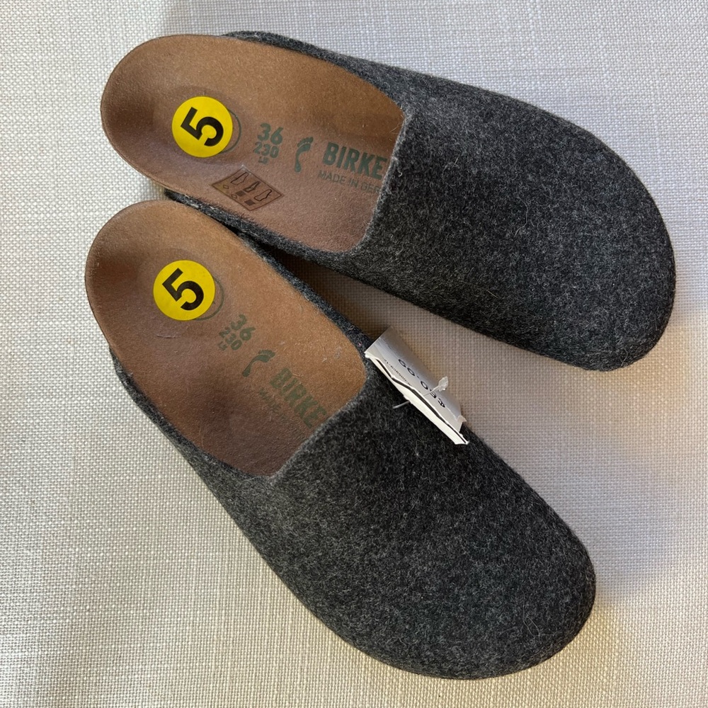 NWT Birkenstock Amsterdam Wool Clogs